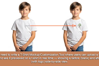 add logo on t shirt mockup via smart object