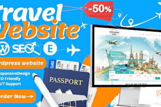 create a travel website with wordpress for you