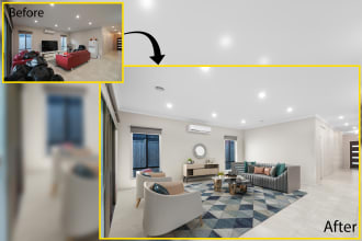 do virtual staging, virtual furniture quick turnaround time