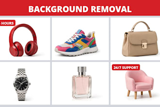 do product photo background removal and ecommerce image editing