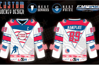 do most attractive ice hockey jersey and street design