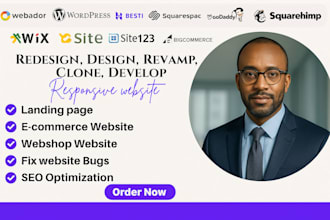 design webador website, wordpress website, webshop, hostinger website