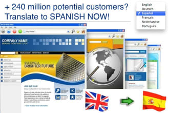 translate your website from english to spanish