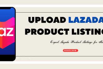 upload lazada product listing