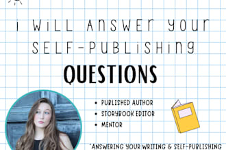answer your self publishing questions