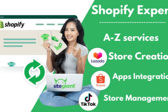 create your dream store, shopify expert in design, listing, store migration