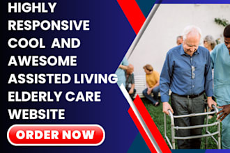 design home care website,health care elderly care website home care landing page