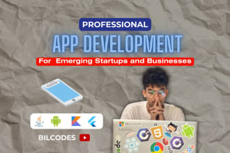 develop mobile apps for emerging startups and businesses
