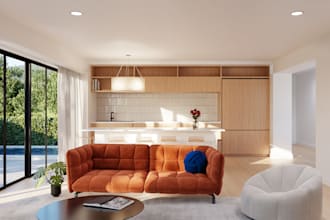3d render and design any interior space