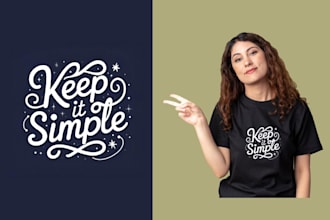 do retro vintage typography outdoor t shirt graphics with ai