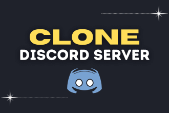 clone or copy any discord server
