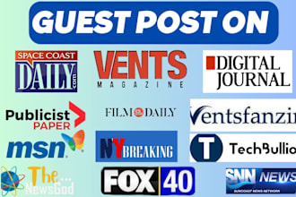 publish guest post on techbullion and  msn,com