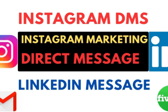 manually send message on instagram and linkedin