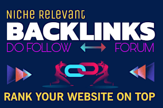 do high quality white hat seo dofollow forums backlinks