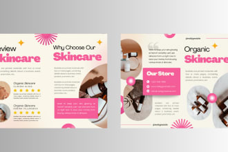 professional flyer, bifold, or trifold brochure design