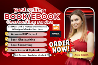 be ebook writer,fiction and nonfiction, amazon KDP,paperback,formatting,flipbook