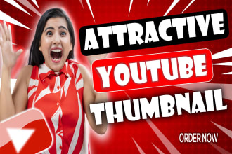 design an amazing quality youtube thumbnail
