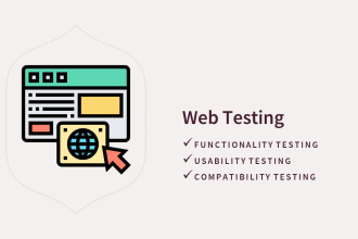 manually test web application for quality and usability