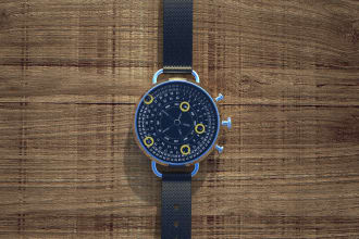 design watch with 3d modeling and rendering in solidworks