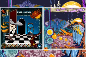 illustrate album cover art for your music