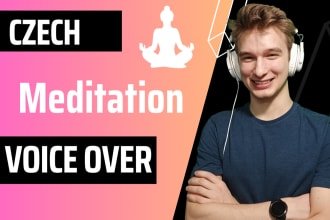 record a czech meditation voice over