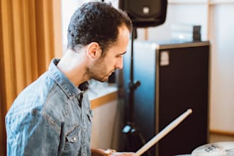 record live drums for your song