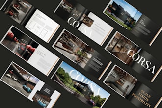 design or redesign luxury real estate brochure and flyer