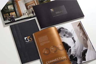 design or redesign luxury real estate brochure and flyer