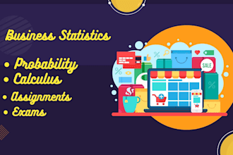 be  business statistics, calculus, probability tutors, and courses