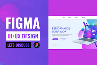do figma design, website ui ux design, website mockup, figma website design