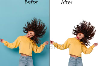 provide hair masking and background removal service
