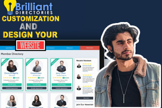 design and customize your brilliant directories website professionally