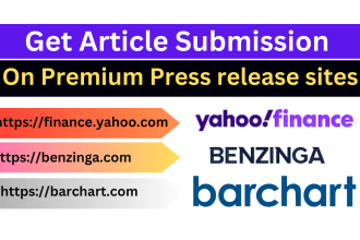 do PR submission on high authority sites
