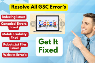 fix google search console errors and page indexing issues