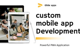 develop a custom app on glide