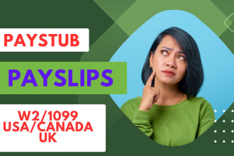 create paystub payslip stub w2 for usa uk canada