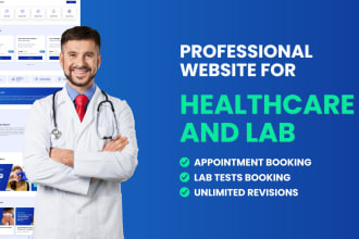develop professional healthcare and lab website development