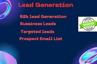 do b2b lead generation, linkedin leads, prospect list and targeted list