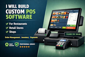 build custom pos software for restaurants, retail, and shops