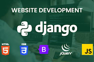 be your professional full stack python django web developer