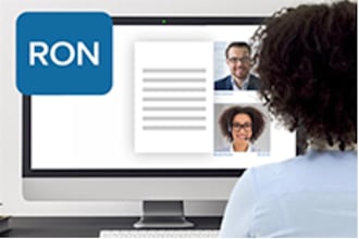 remotely notarize documents within minutes documents are immediately available