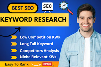 do detailed advance level seo research longtail keyword and competitor analysis