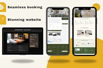 build airbnb website, vacation rental, booking website, property management
