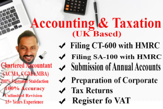 file company accounts, vat and individual return with hmrc