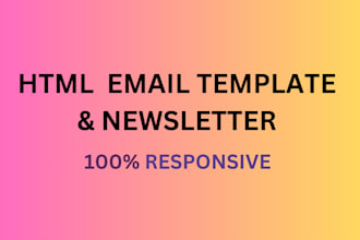 html email template or newsletter