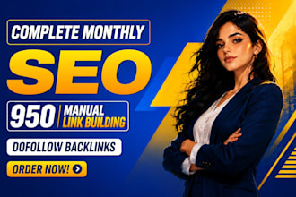 do monthly off page SEO service using authority white hat dofollow backlink