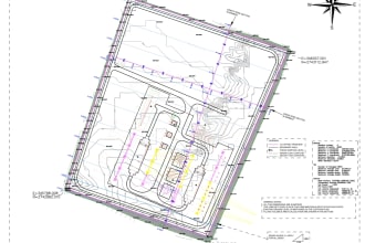 create grading plan site plan parcel plan cut fill landscape