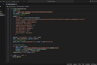 create python web scraping scripts for your data needs