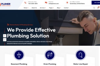 design plumbing website electrician website air conditioning website