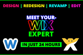 design, redesign, revamp, and edit your wix website editor x, online store